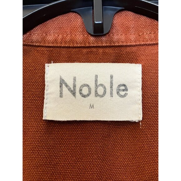 Noble Womens Adult Utility Suit Zip Up Pockets Jumpsuit Size Medium Brown RARE - Picture 6 of 11